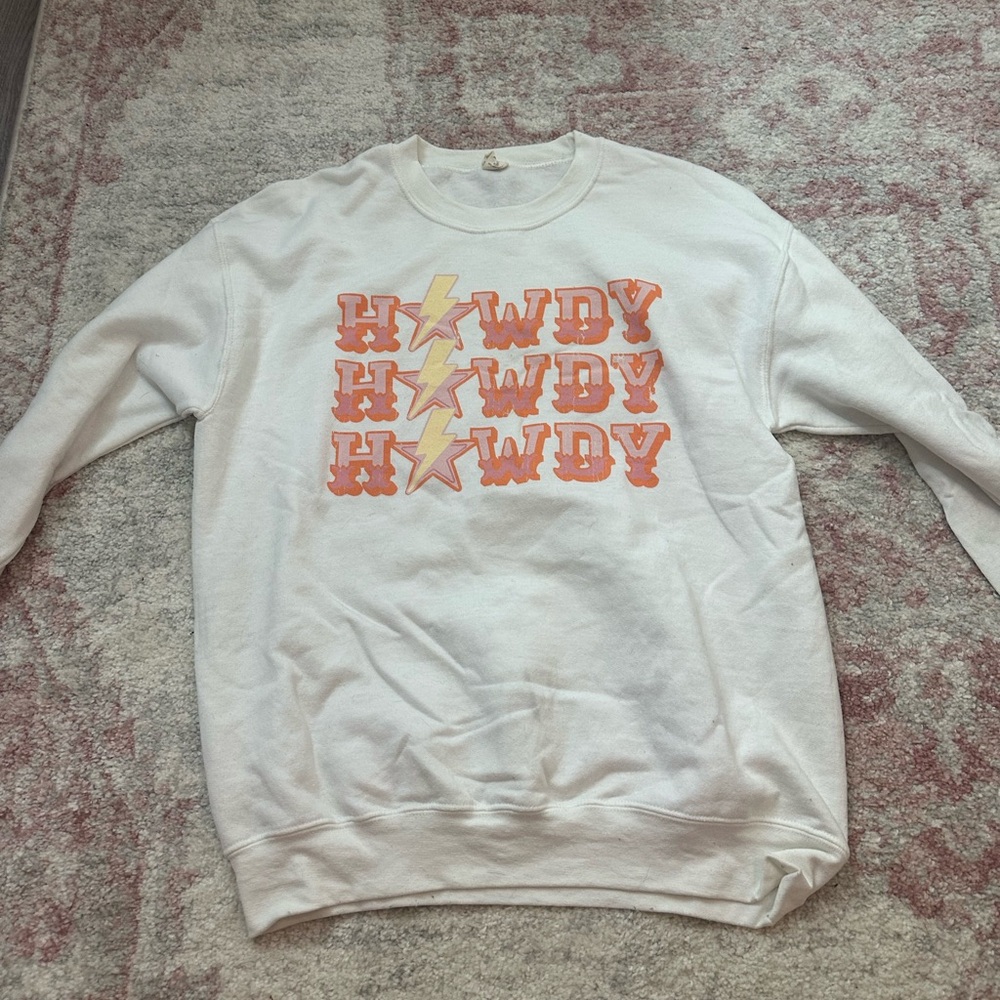 White Comfy Crewneck